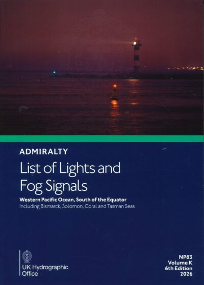 ADMIRALTY LIST OF LIGHTS AND FOG SIGNALS NP83 VOLUME K