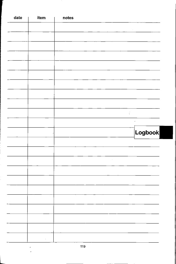MAINTENANCE LOGBOOK - SINGLE ENGINE - Image 2