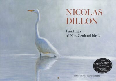NICOLAS DILLON PAINTINGS OF NEW ZEALAND BIRDS CALENDAR 2026