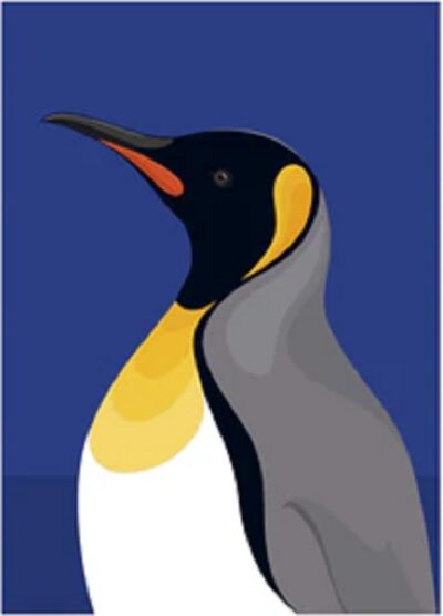 TEA TOWEL - KING PENGUIN