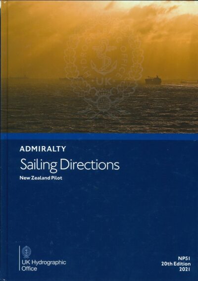 ADMIRALTY SAILING DIRECTIONS - NEW ZEALAND NP51 - 2026 - SH