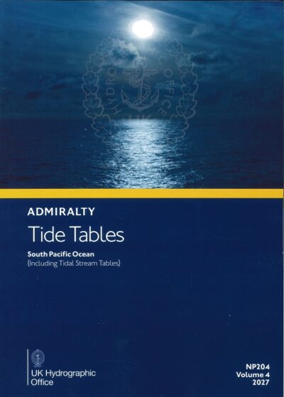 ADMIRALTY TIDE TABLES: SOUTH PACIFIC OCEAN NP204(4)
